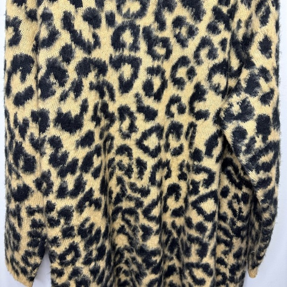 Torrid Leopard Brushed Duster Cardigan Size 4x Animal Print - Picture 7 of 15